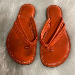 Orange Antonio Melani Flip Flops